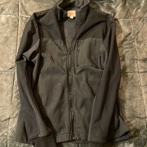 J Crew Full Zip Jacket Size M Black